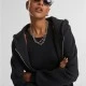 Суичър Ladies Fluffy Zip Hoody black XXL