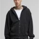 Jaquard Velvet Zip-Hoody black XXL