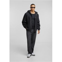 Fluffy Fleece Hoodjacket black XXL