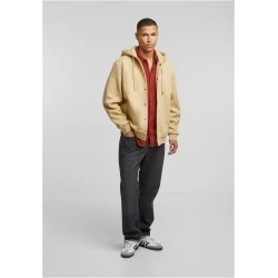 Fluffy Fleece Hoodjacket unionbeige XXL