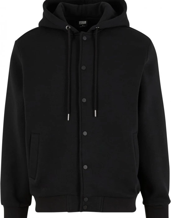 Fluffy Fleece Hoodjacket black XXL