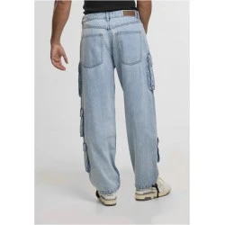 Мъжки Дънки Multi Pocket Denim Cargo new light blue washed 38