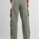 Мъжки Дънки Multi Pocket Denim Cargo new light blue dirty washed 38