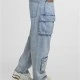 Мъжки Дънки Multi Pocket Denim Cargo new light blue washed 38