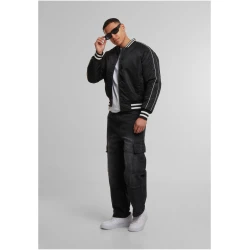 Мъжко Бомбър Яке Racer Bomber Jacket black XXL