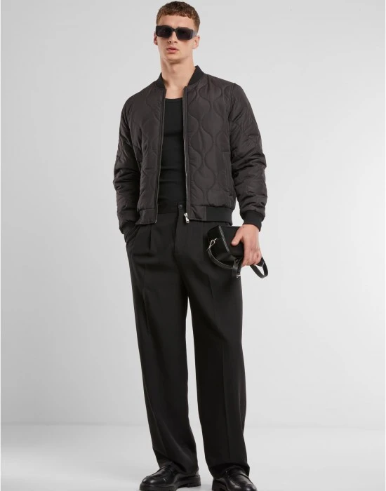 Мъжко Бомбър Яке Onion Quilted Bomber black XXL