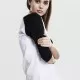 Дамска блуза Urban Classics wht/blk с 3/4 ръкави, Блузи - Hoodstyle.bg
