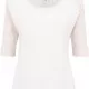 Дамска блуза Urban Classics wht/pink с 3/4 ръкави, Блузи - Hoodstyle.bg