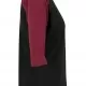 Дамска блуза Urban Classics blk/burgundy с 3/4 ръкави, Блузи - Hoodstyle.bg
