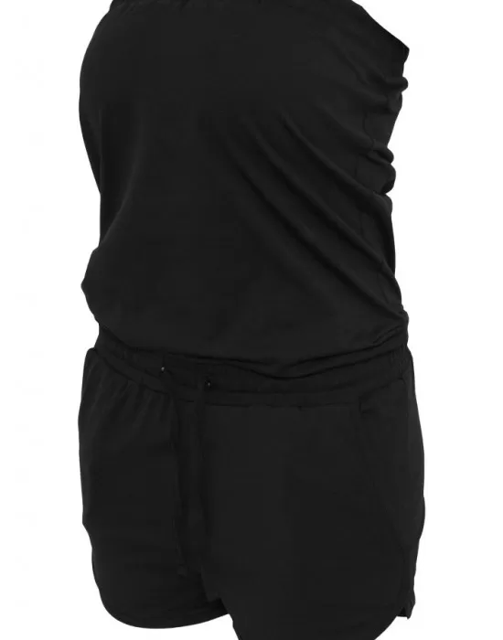 Дамски къс гащеризон Urban Classics в черно, Анцузи - Hoodstyle.bg