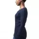 Дамски пуловер в тъмносиньо Urban Classics Ladies Long Wideneck Sweater, Блузи - Hoodstyle.bg