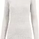 Дамски пуловер в бяло Urban Classics Ladies Long Wideneck Sweater, Блузи - Hoodstyle.bg