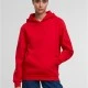 Суичър Ladies Loose Light Brushed Fleece Hoody red XS