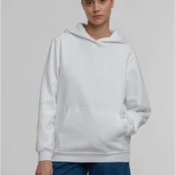 Суичър Ladies Loose Brushed Fleece Hoody white XS