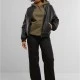 Суичър Ladies Loose Brushed Fleece Hoody olive XS