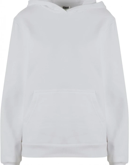 Суичър Ladies Organic Loose Brushed Fleece Hoody white XS