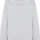 Суичър Ladies Organic Loose Brushed Fleece Hoody white XS