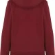 Суичър Ladies Organic Loose Brushed Fleece Hoody burgundy XS