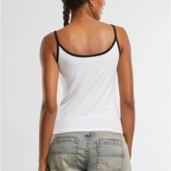 2 Броя Дамски Потници Ladies Contrast Basic Top 2-Pack froggreen/white+white/black XXL