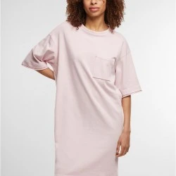 Тениска Ladies Washed Jersey T-Shirt Dress blushedrose XXL
