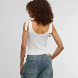 2 Броя Дамски Потници Ladies Tied Basic Jersey Top 2-Pack white/white XXL