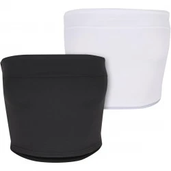 2 Броя Дамски Потници Ladies Bandeau Cropped Top 2-Pack black/white XS