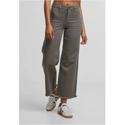 Дамски Дънки Ladies Relaxed Straight Fit Denim olive 29