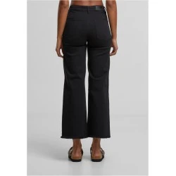 Дамски Дънки Ladies Relaxed Straight Fit Denim black 29