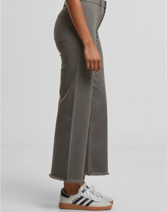 Дамски Дънки Ladies Relaxed Straight Fit Denim olive 29