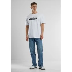 Мъжка тениска в бял цвят с лого Urban Classics Oversized