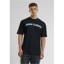 Мъжка тениска Urban Classics UC College Logo black
