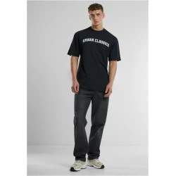 Мъжка тениска Urban Classics UC College Logo black