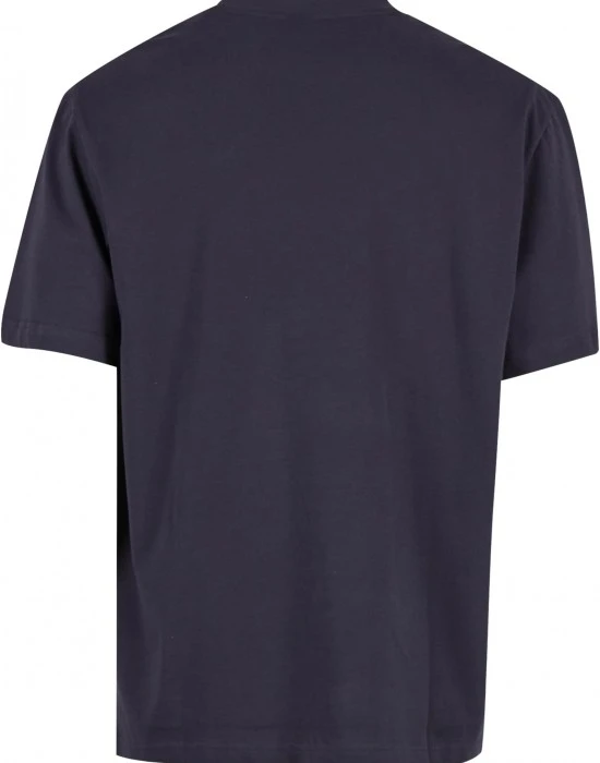 Мъжка тениска urban Classics UC College Logo navy, Овърсайз - Hoodstyle.bg