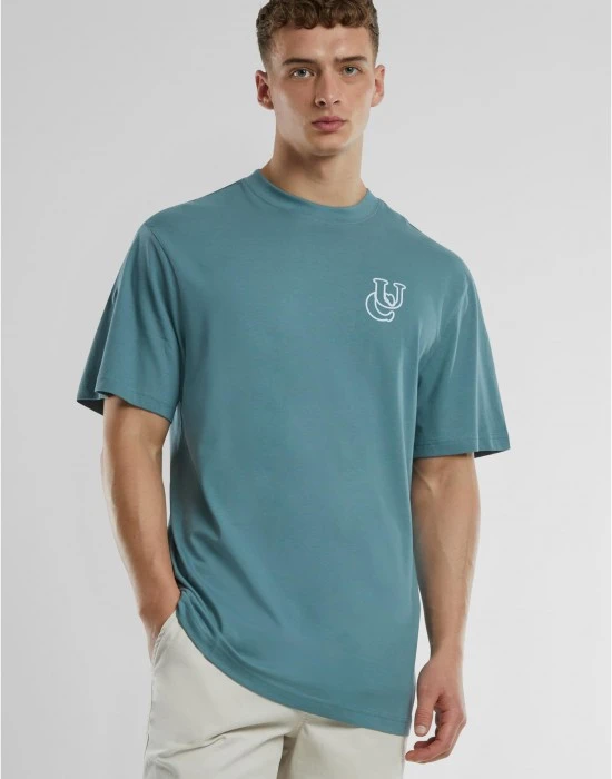 Мъжка тениска в петролно син цвят Urban Classics UC Oversize, Овърсайз - Hoodstyle.bg