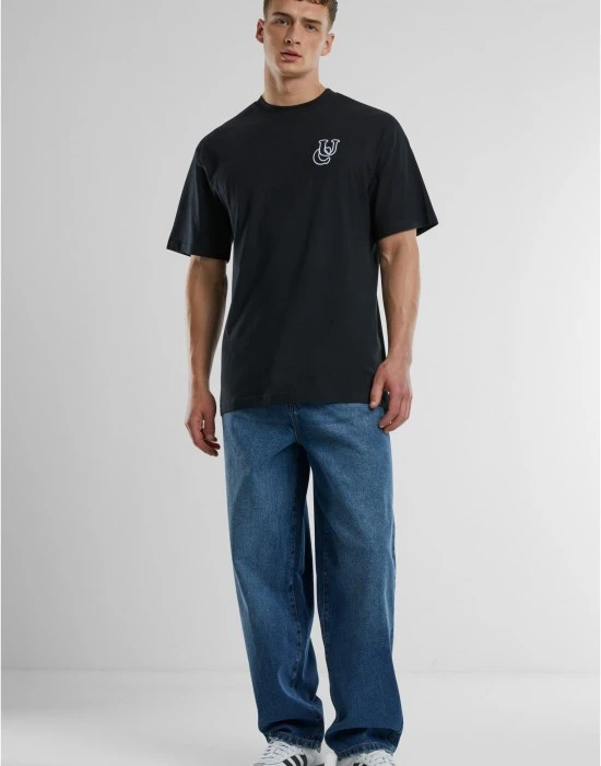 Мъжка тениска в черно Urban Classics UC Oversize, Овърсайз - Hoodstyle.bg