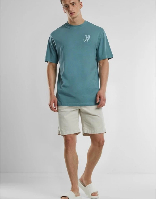 Мъжка тениска в петролно син цвят Urban Classics UC Oversize, Овърсайз - Hoodstyle.bg