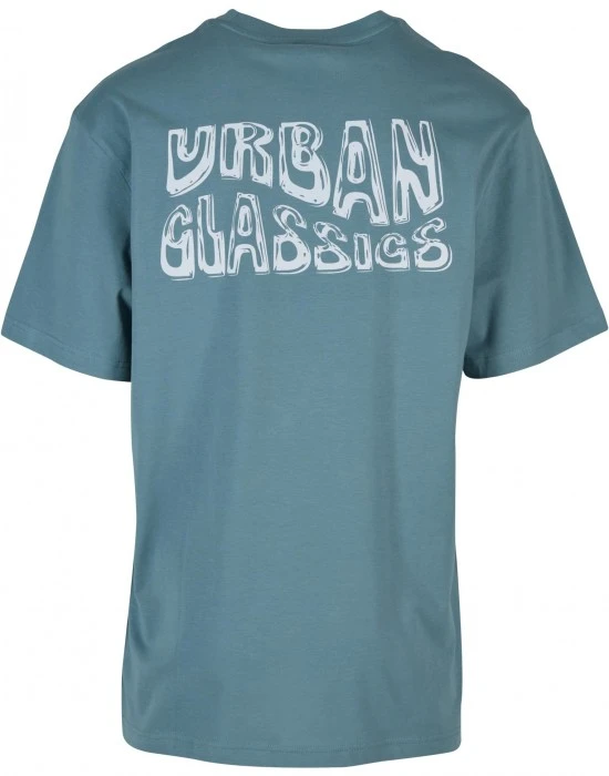 Мъжка тениска в петролно син цвят Urban Classics UC Oversize, Овърсайз - Hoodstyle.bg