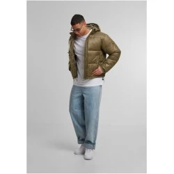 Мъжко Пухено Яке Shiny Puffer Jacket With Hood tiniolive XXL