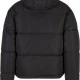 Суичър Ladies Peached Puffer Jacket With Hood black XXL