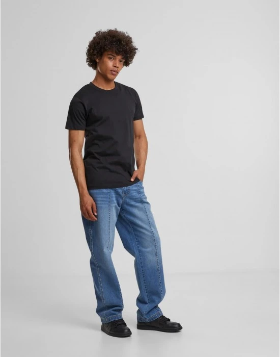 Мъжки Дънки Wide Leg Denim With Dividing Seams mid deep blue washed 44