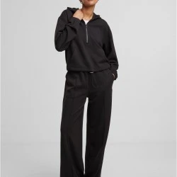 Суичър Ladies Soft Touch Zip Hoodie black XXL