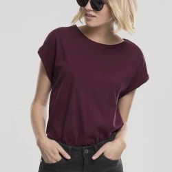 Дамска тениска с U-образно деколте Urban Classics cherry