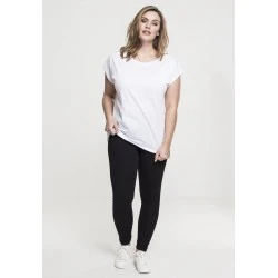 Дамска тениска с U-образно деколте Urban Classics white