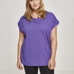 Дамска тениска с U-образно деколте Urban Classics ultraviolet