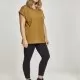 Дамска тениска с U-образно деколте Urban Classics nut, Тениски - Hoodstyle.bg