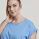 Дамска тениска с U-образно деколте Urban Classics horizonblue, Тениски - Hoodstyle.bg