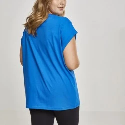 Дамска тениска с U-образно деколте Urban Classics brightblue