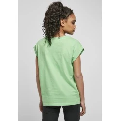 Дамска тениска в зелен цвят Urban Classics  ghostgreen 