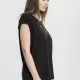 Дамска тениска с U-образно деколте Urban Classics black, Тениски - Hoodstyle.bg