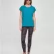 Дамска тениска в цвят тюркоаз Urban Classics Ladies Shoulder Tee, Тениски - Hoodstyle.bg